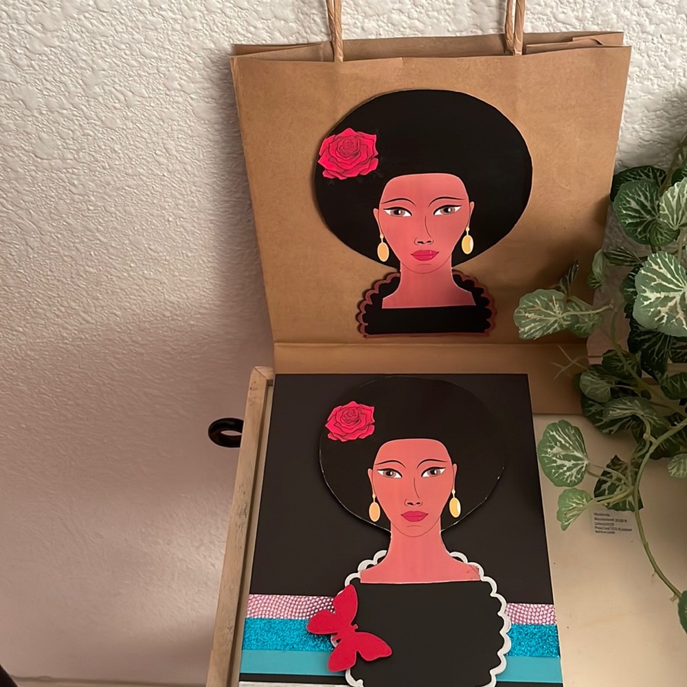 HAND CRAFTED GIFT BAG AND BOX